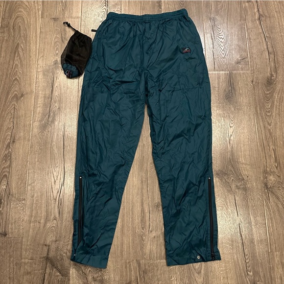 Helly Hansen Other - Helly Hansen Large Pants Outer Shell Ski Wind Rain Zipper Packable Pants Teal